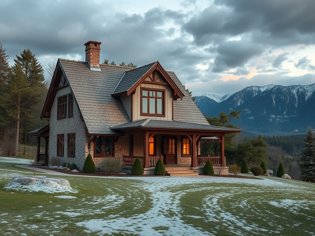 Дом из клееного бруса с панорамными окнами Дом из клееного бруса с панорамными окнами