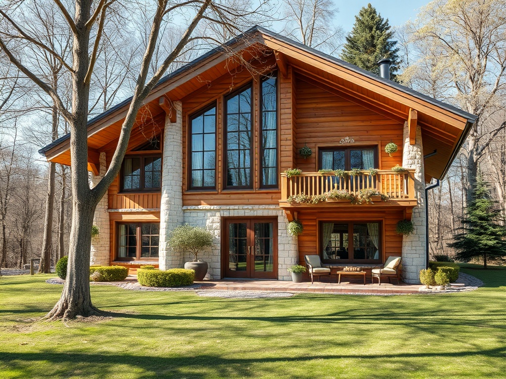 Подборка самых красивых домов из клееного бруса по версии журнала